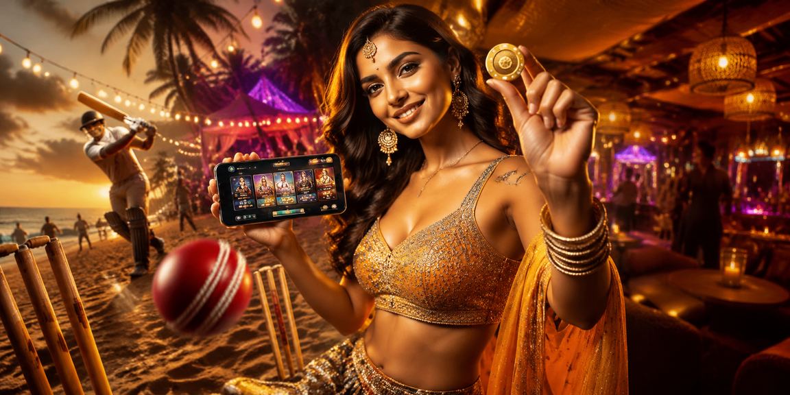 Fun cricket sports betting on Goa beach